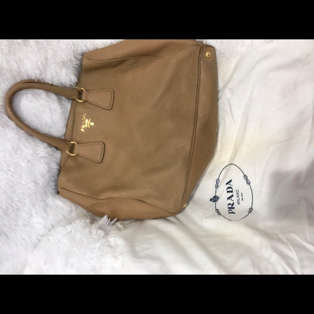 Prada leather satchel